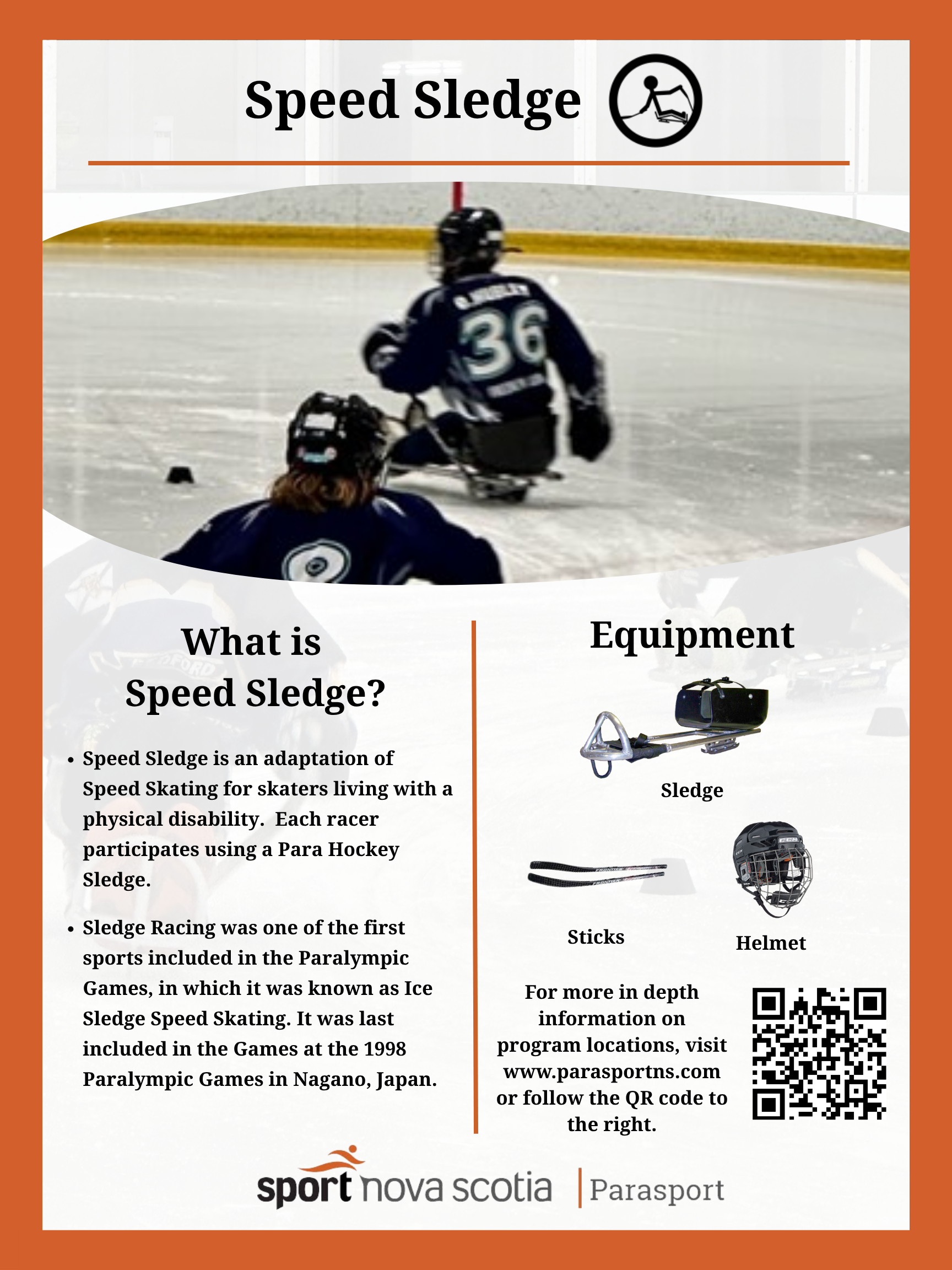 Sledge Speed Speed Sledge – Nova Scotia Parasports
